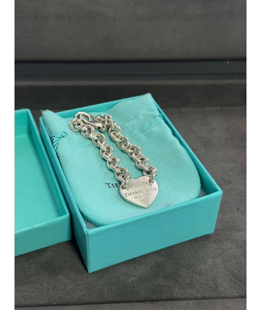 TIFFANY&CO Серебряный серебряный браслет, фото 3