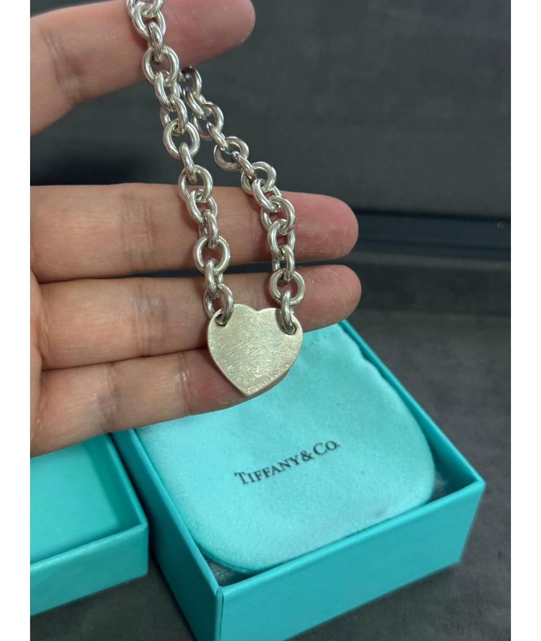 TIFFANY&CO Серебряный серебряный браслет, фото 6