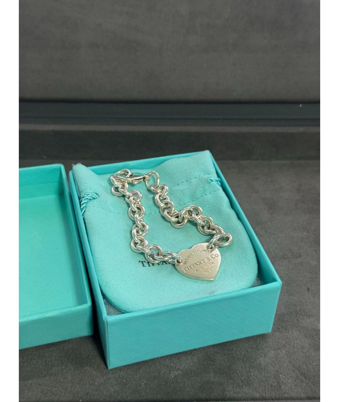 TIFFANY&CO Серебряный серебряный браслет, фото 7