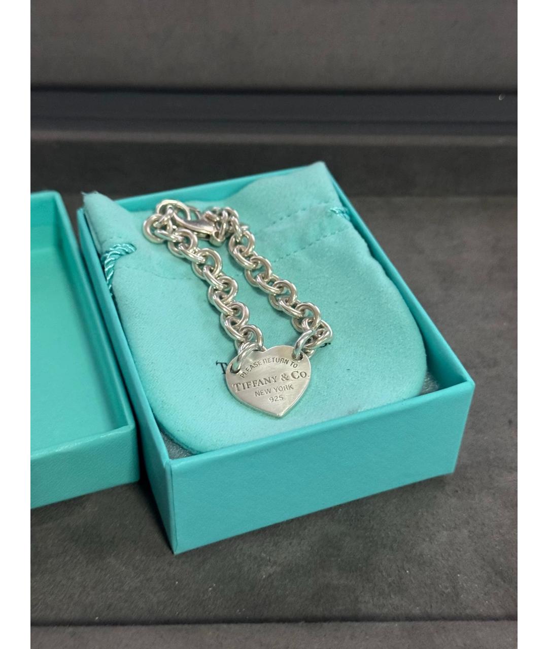 TIFFANY&CO Серебряный серебряный браслет, фото 4