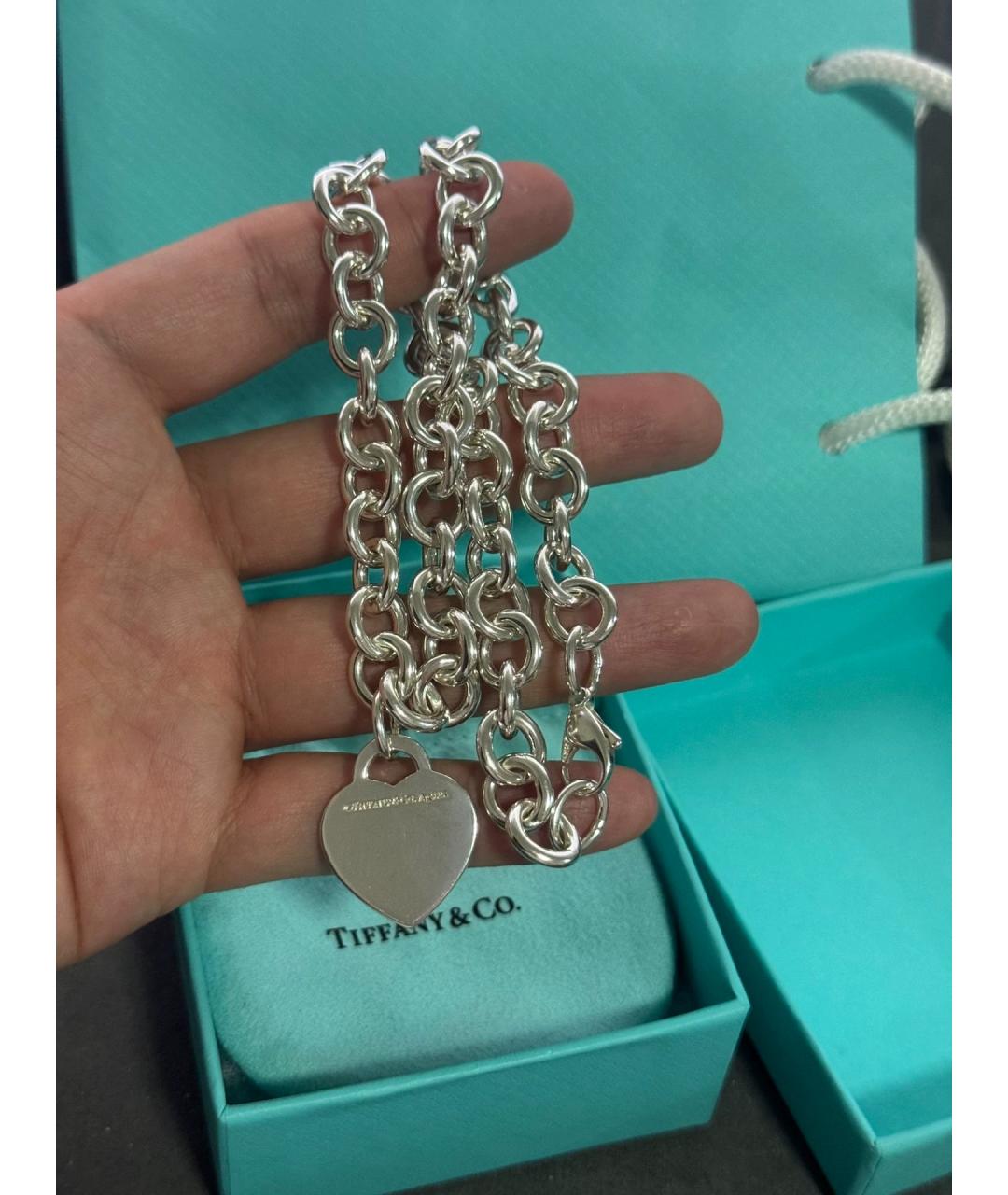 TIFFANY&CO Серебряный серебряный кулон, фото 6