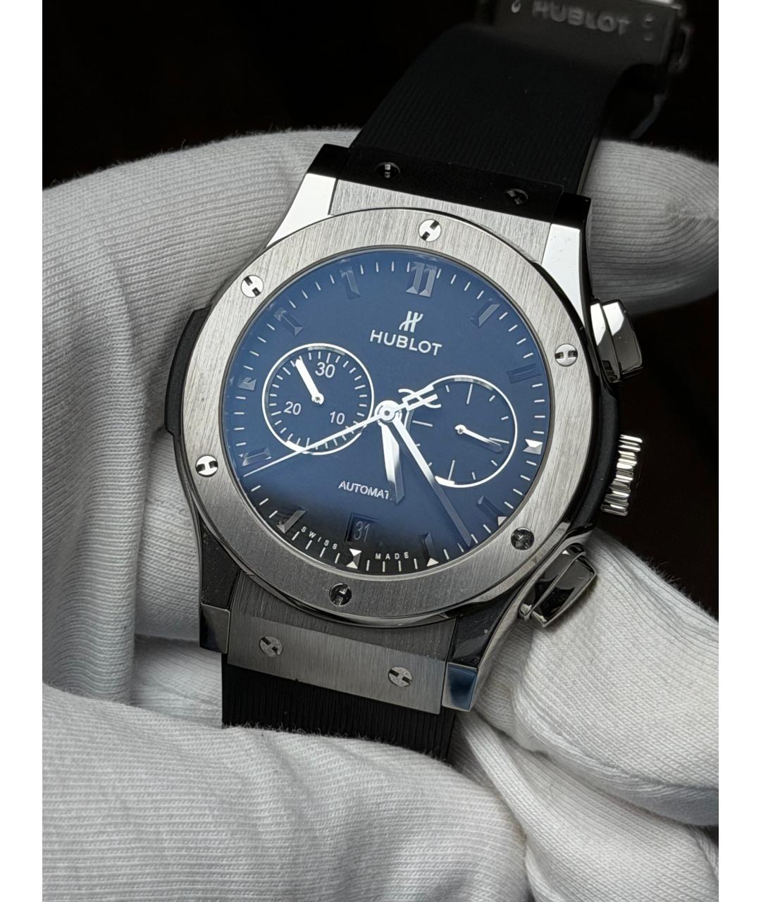 HUBLOT Черные часы, фото 3