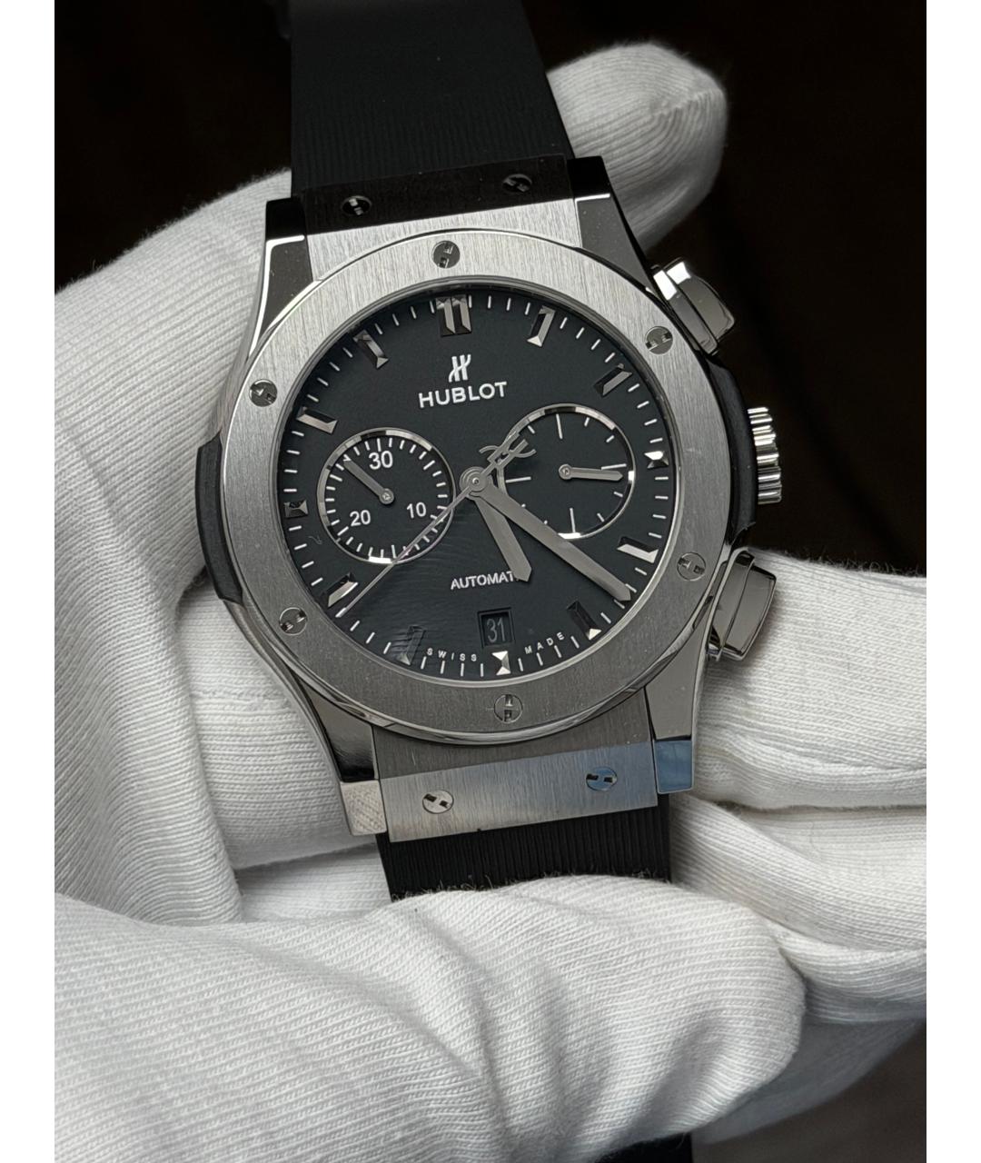 HUBLOT Черные часы, фото 2