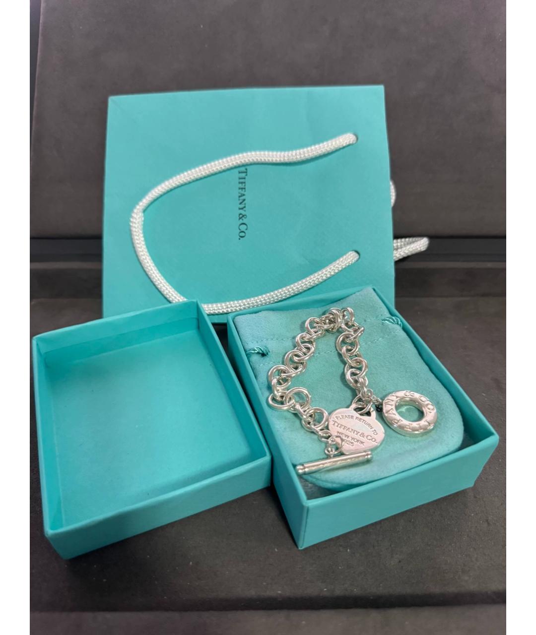 TIFFANY&CO Серебряный серебряный браслет, фото 2