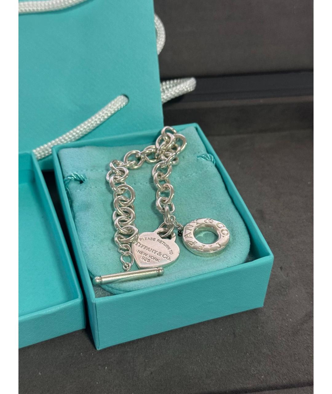 TIFFANY&CO Серебряный серебряный браслет, фото 7