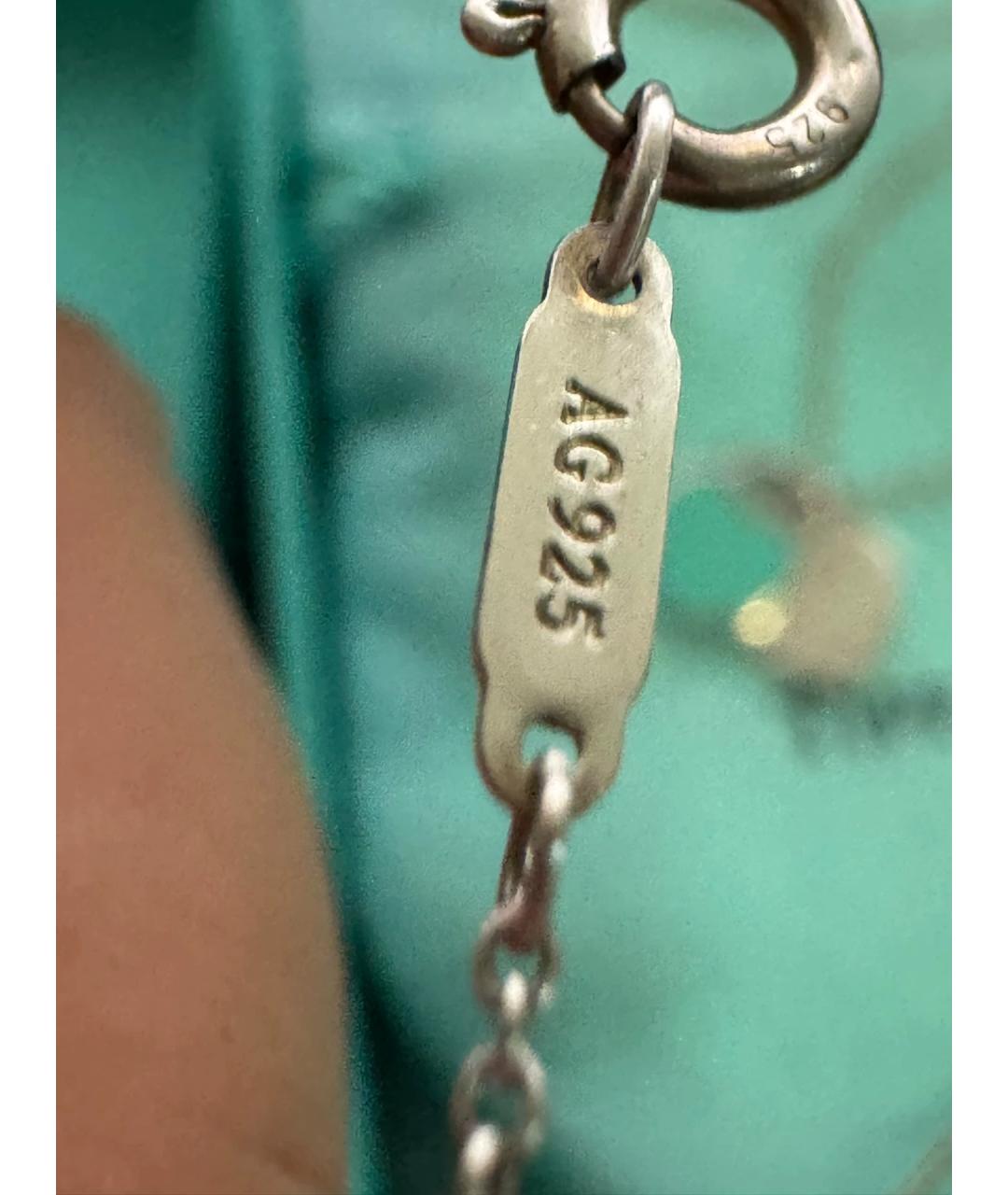TIFFANY&CO Зеленый серебряный кулон, фото 7