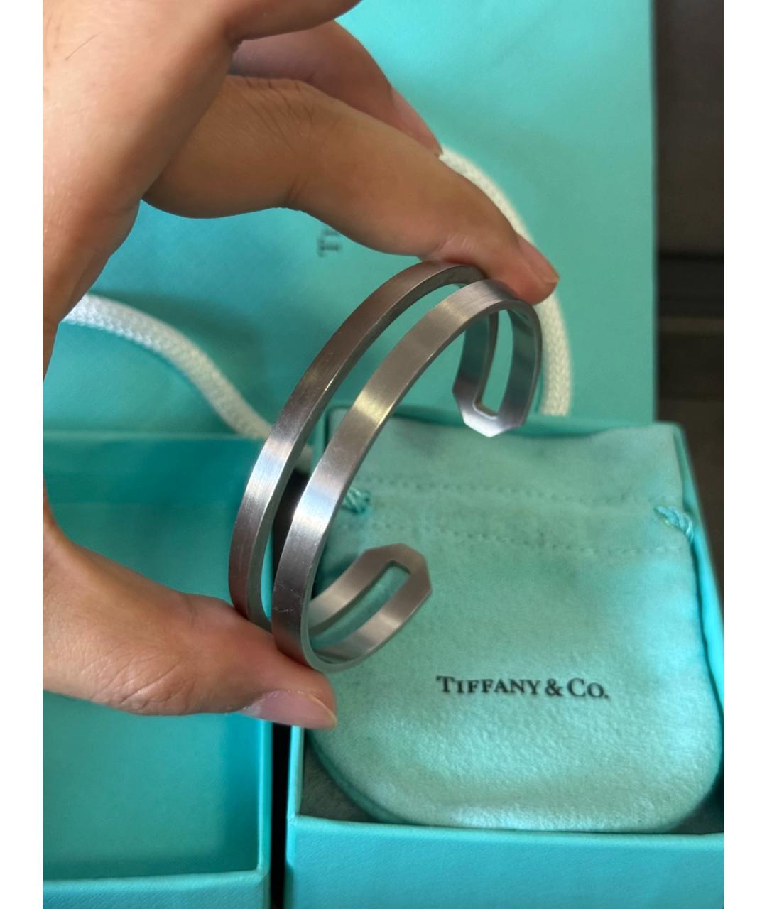 TIFFANY&CO Золотой металлический браслет, фото 4