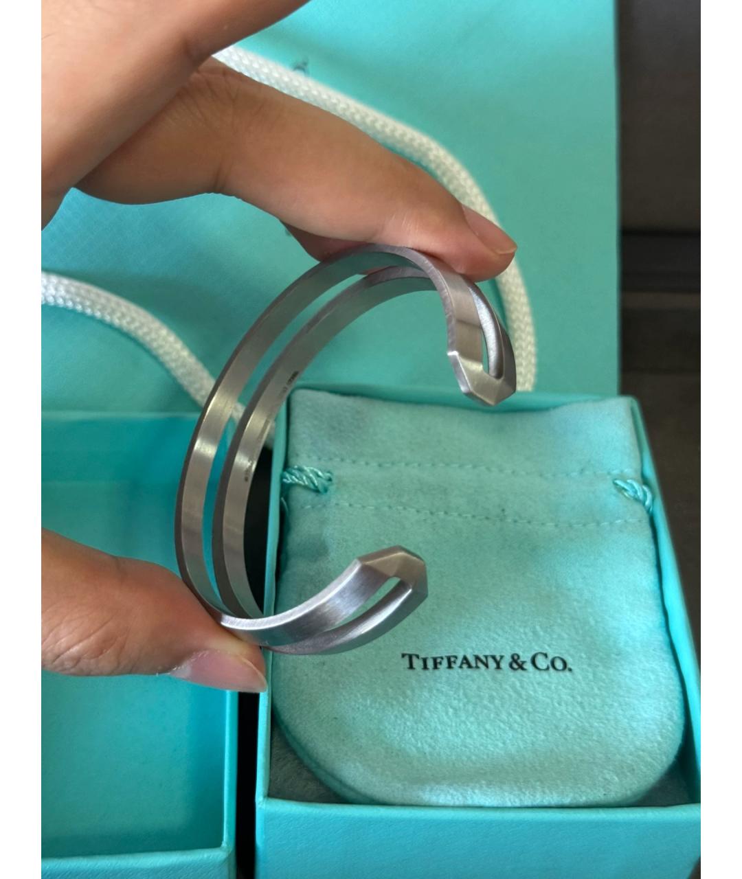 TIFFANY&CO Золотой металлический браслет, фото 5