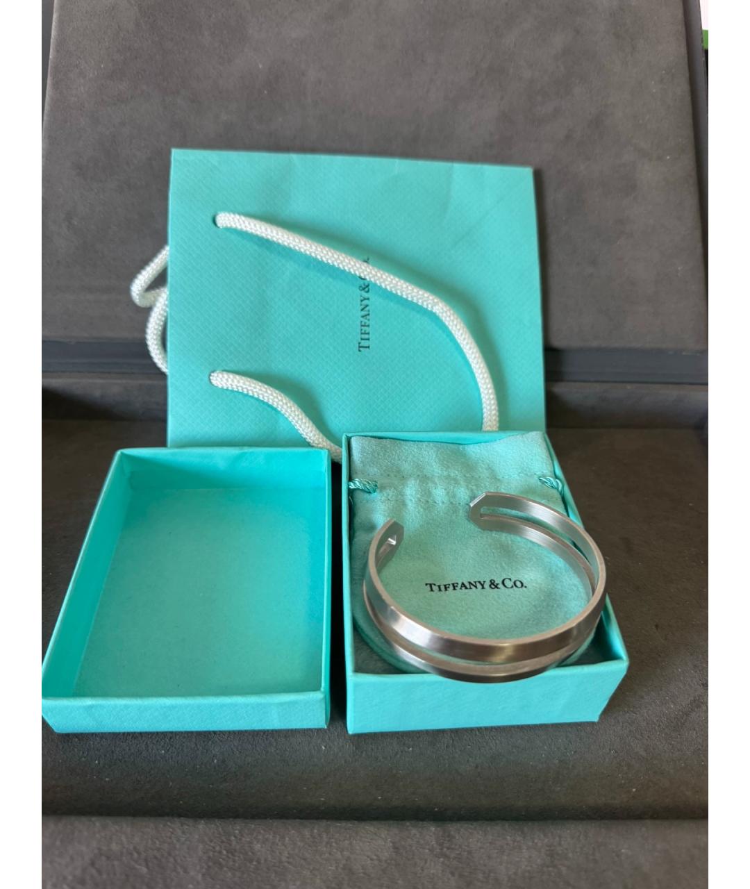 TIFFANY&CO Золотой металлический браслет, фото 2