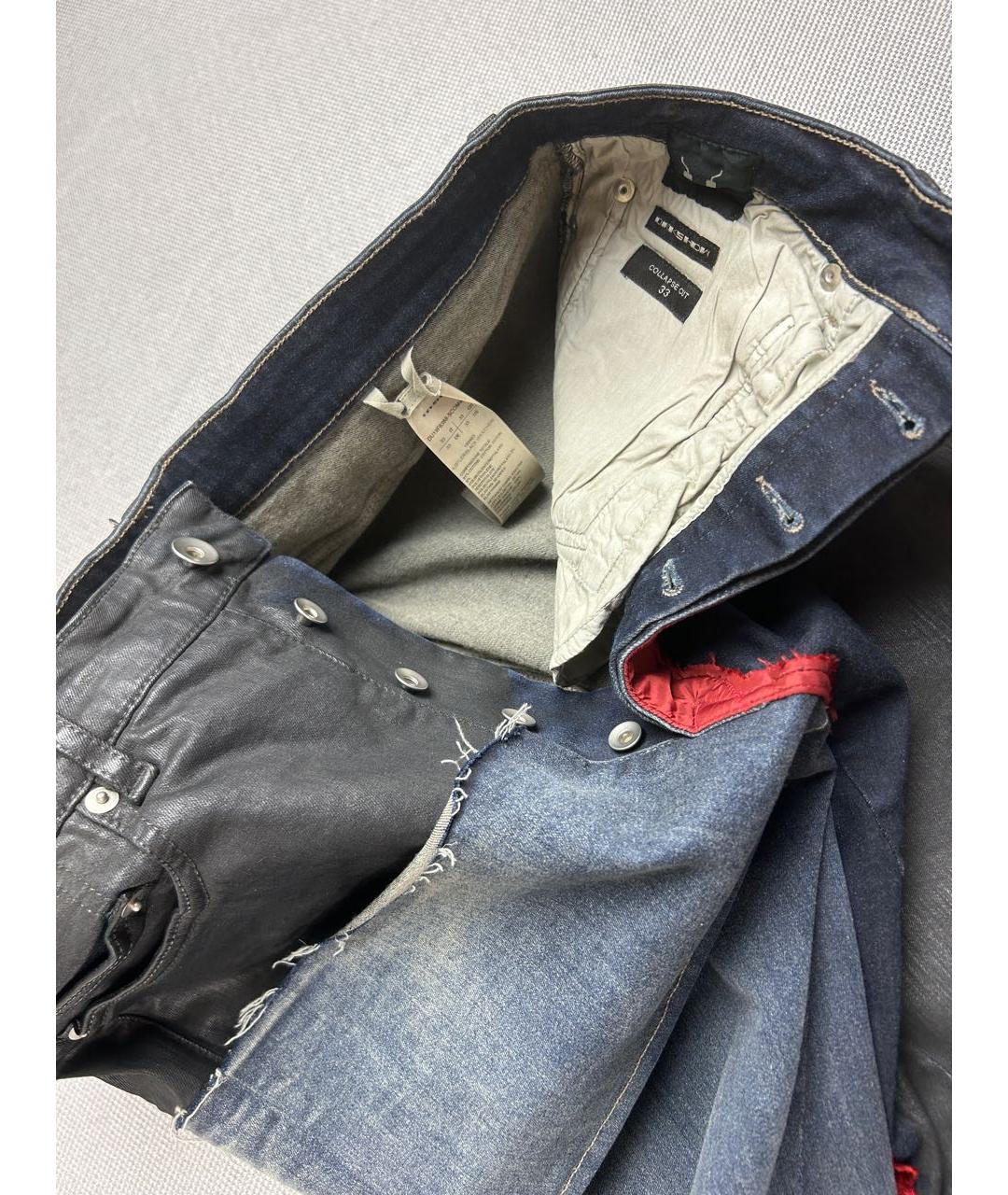 RICK OWENS DRKSHDW Мульти хлопко-эластановые джинсы, фото 5