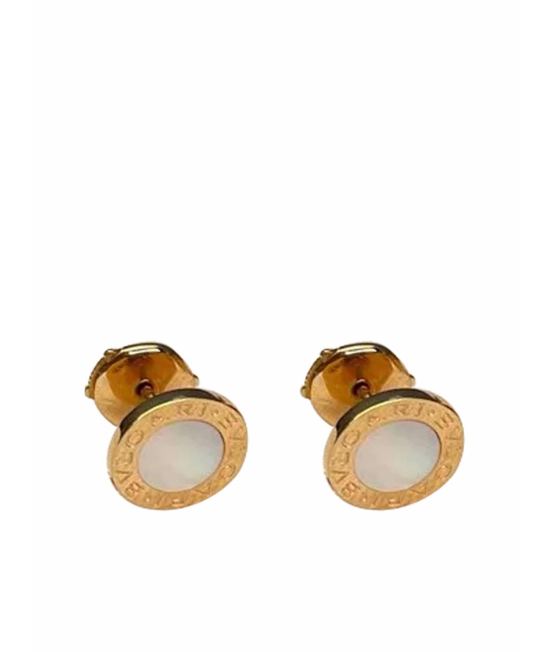 BVLGARI Золотые позолоченные серьги, фото 1