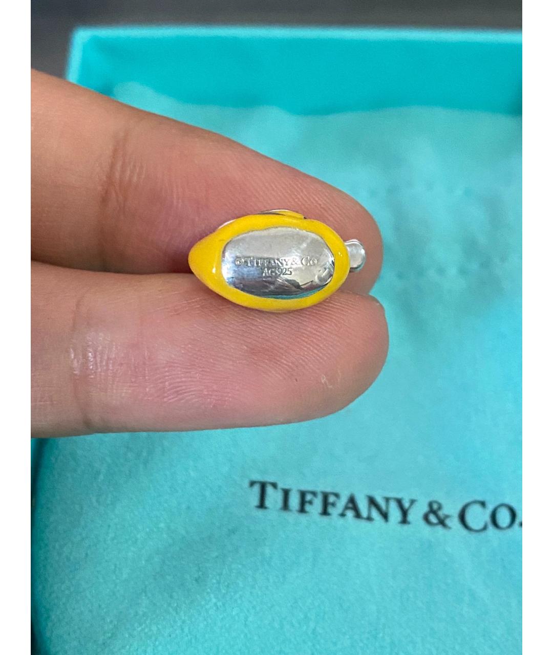 TIFFANY&CO Желтая серебряная подвеска, фото 6