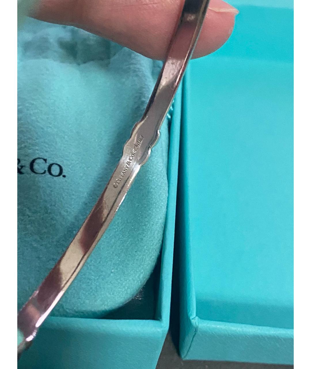 TIFFANY&CO Зеленый серебряный браслет, фото 6