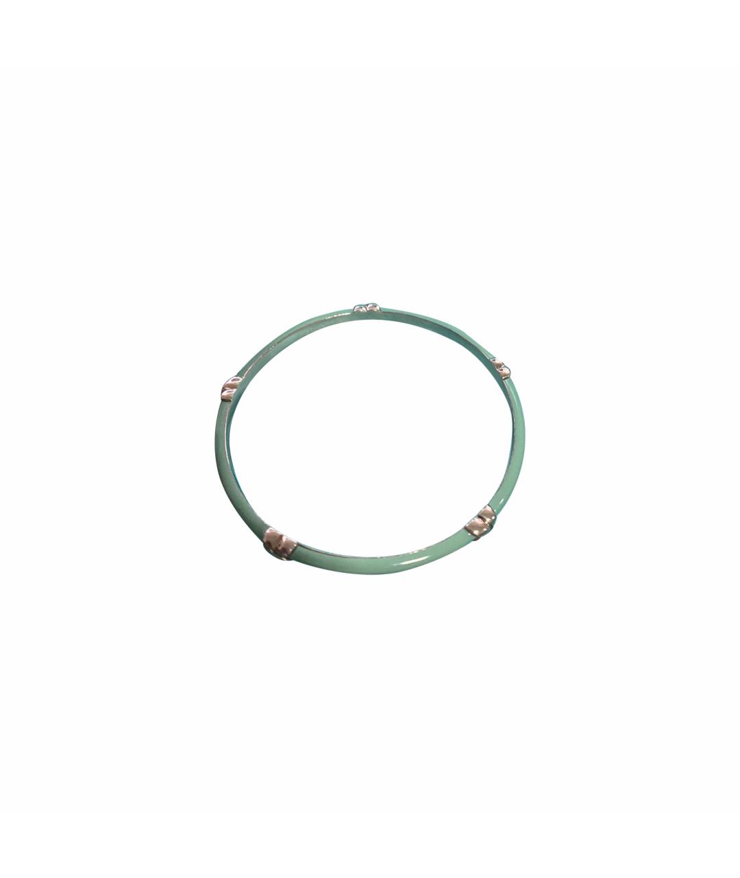 TIFFANY&CO Зеленый серебряный браслет, фото 1