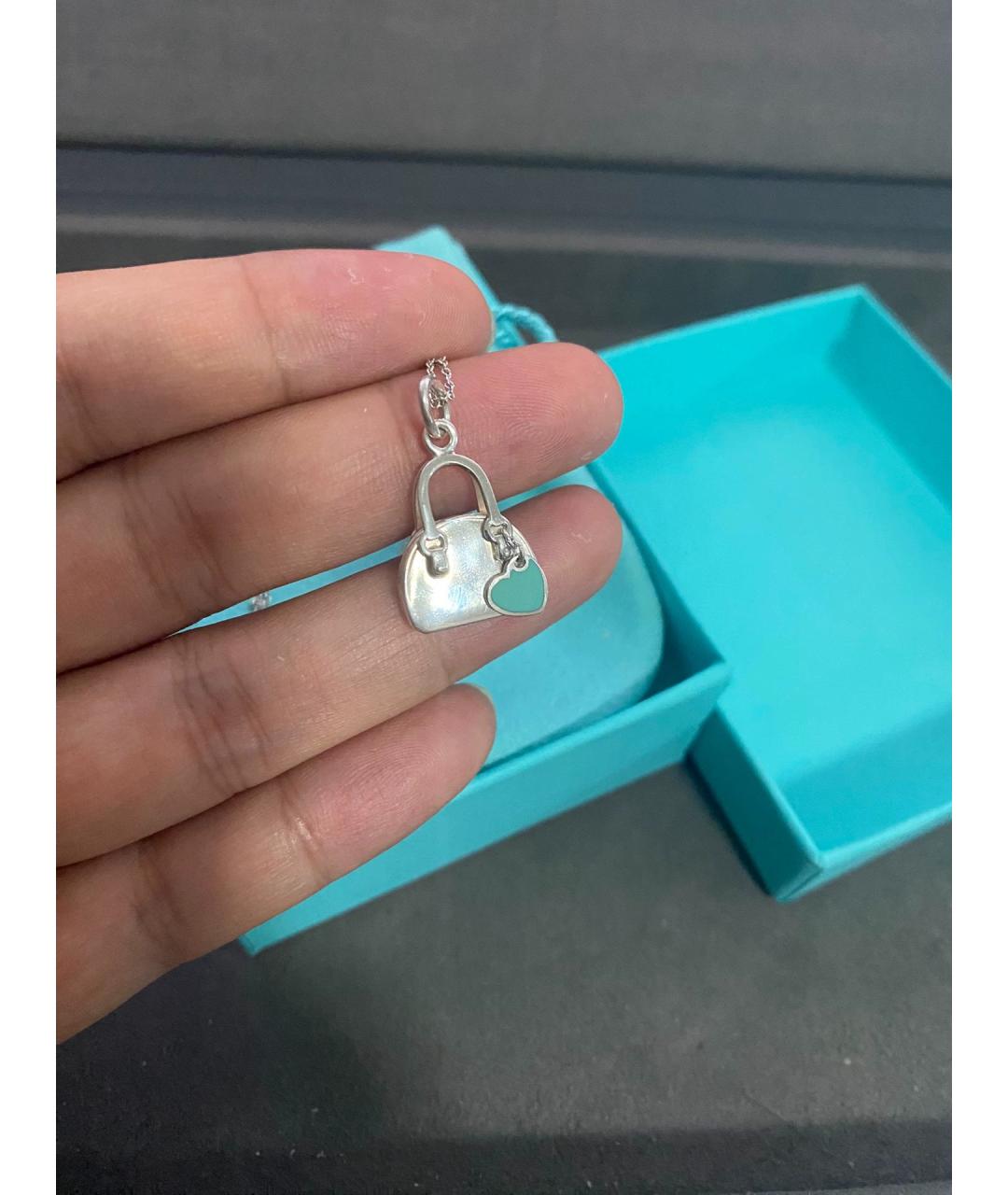 TIFFANY&CO Серебряный серебряный кулон, фото 4