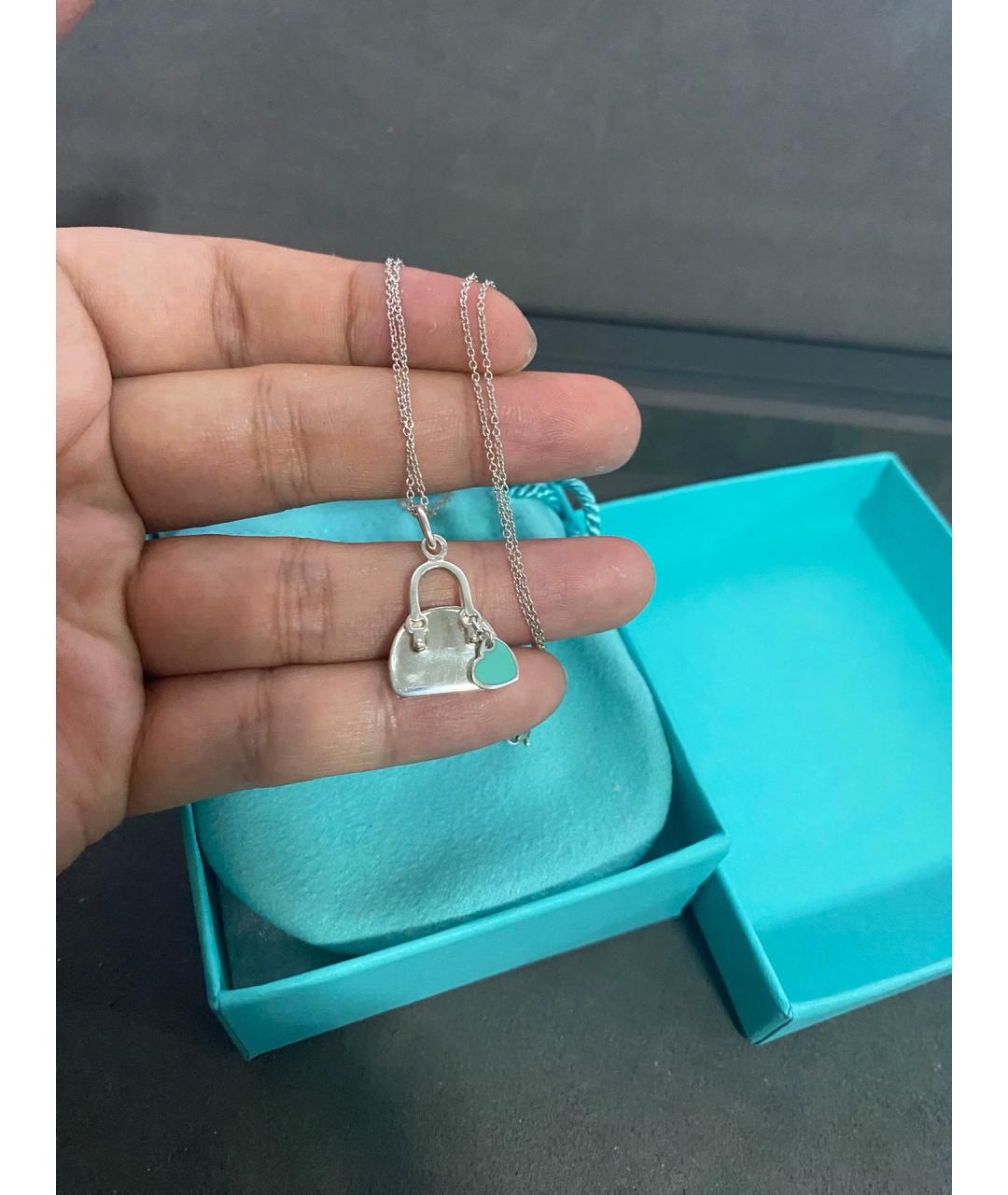 TIFFANY&CO Серебряный серебряный кулон, фото 9