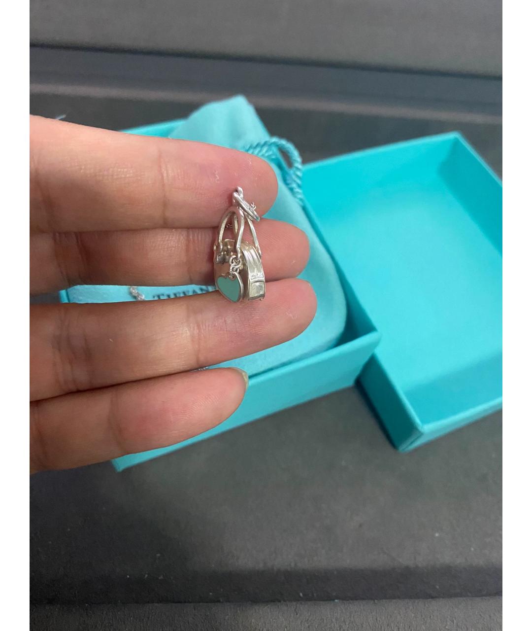 TIFFANY&CO Серебряный серебряный кулон, фото 6