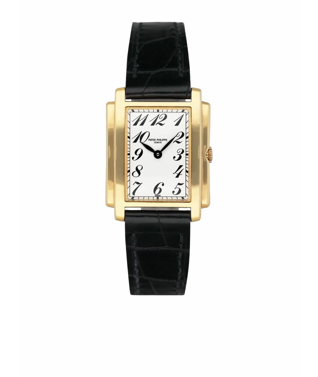 PATEK PHILIPPE Белые часы из желтого золота, фото 1