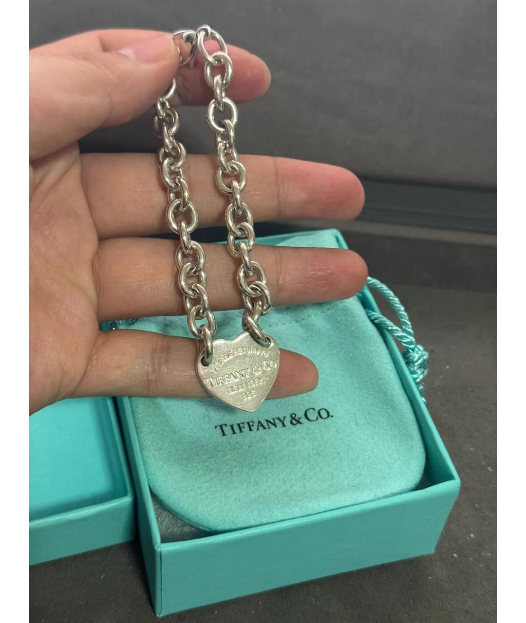 TIFFANY&CO Серебряный серебряный браслет, фото 4