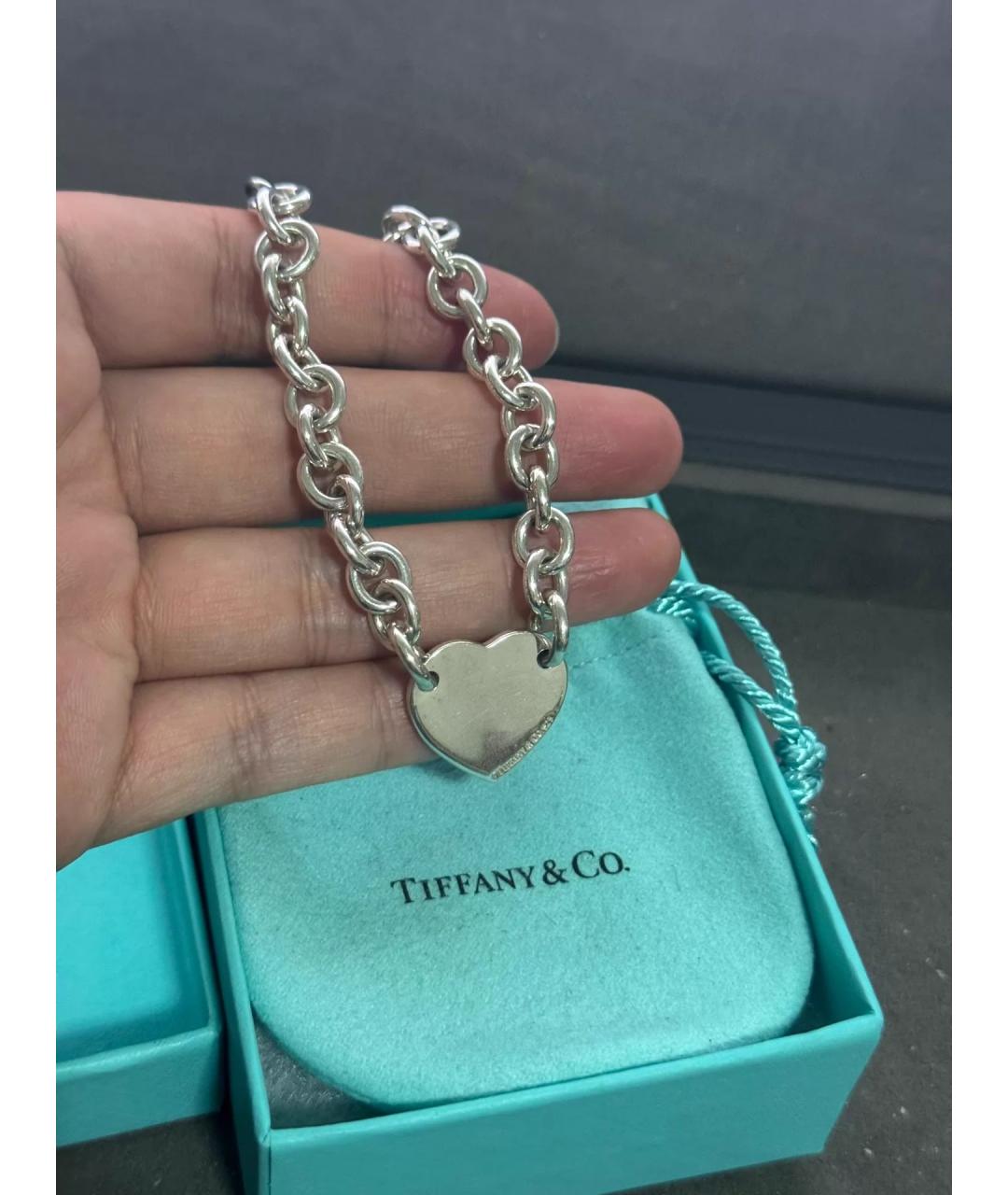 TIFFANY&CO Серебряный серебряный браслет, фото 5
