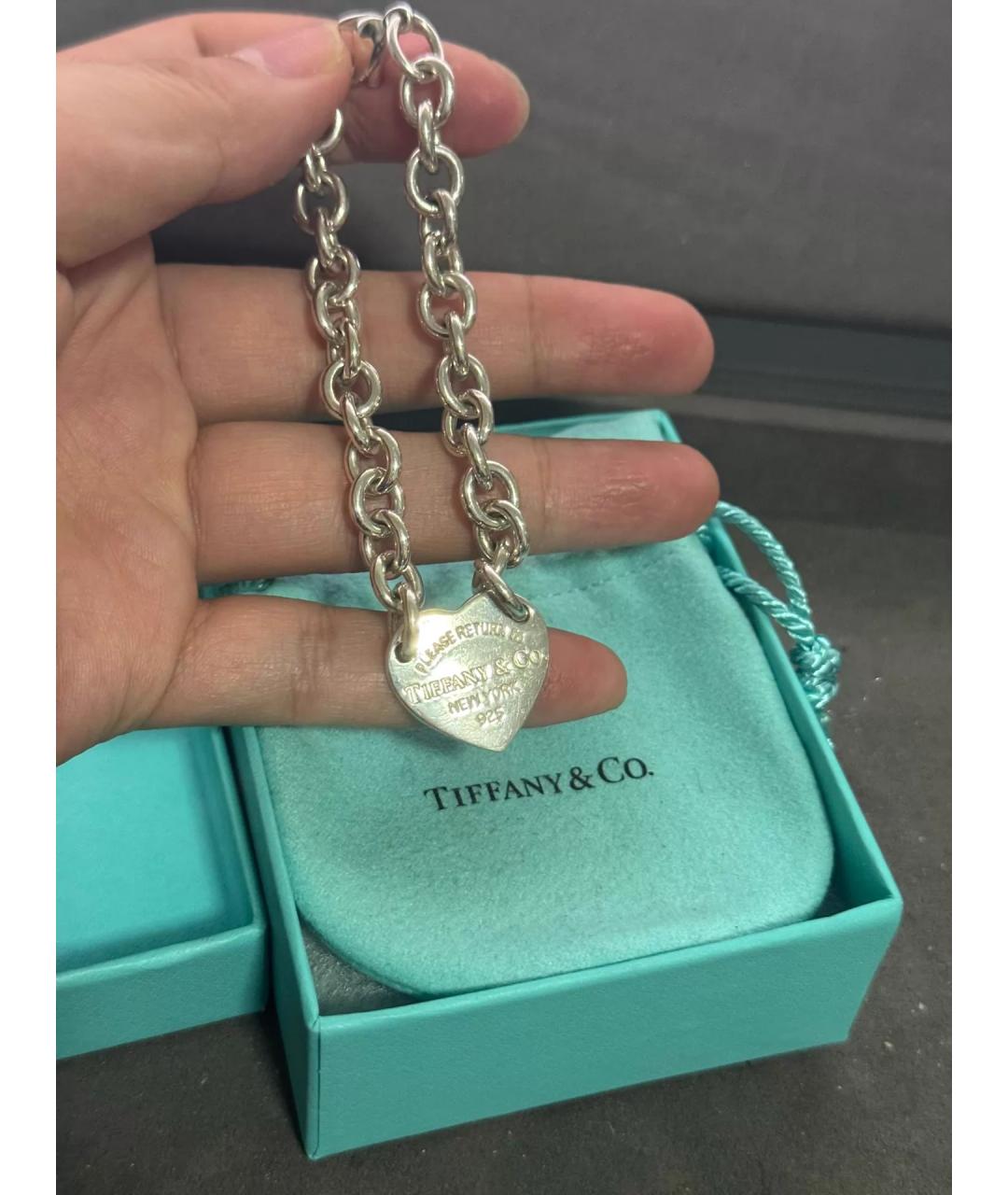 TIFFANY&CO Серебряный серебряный браслет, фото 3