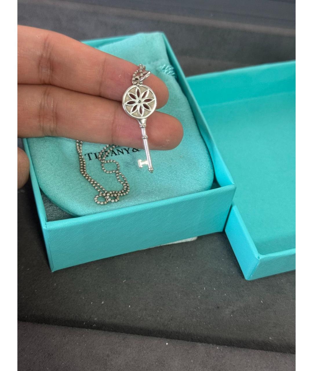 TIFFANY&CO Серебряная серебряная подвеска, фото 4