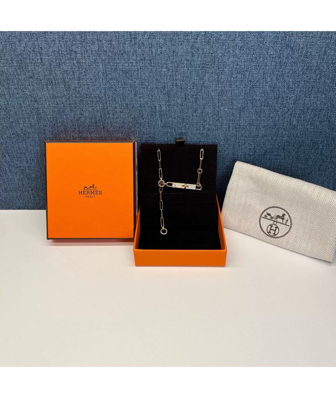 HERMES Розовая цепочка из розового золота, фото 8