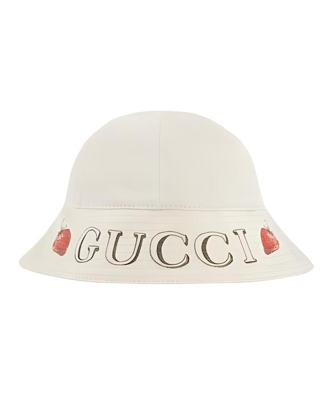 GUCCI Бежевая хлопковая панама, фото 2