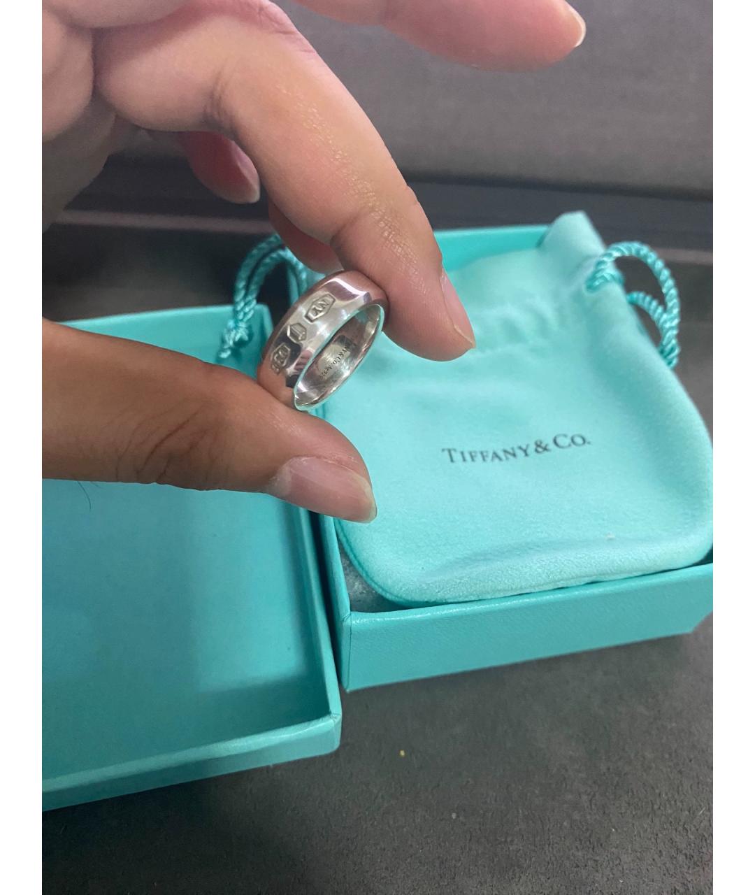 TIFFANY&CO Серебряное серебряное кольцо, фото 6