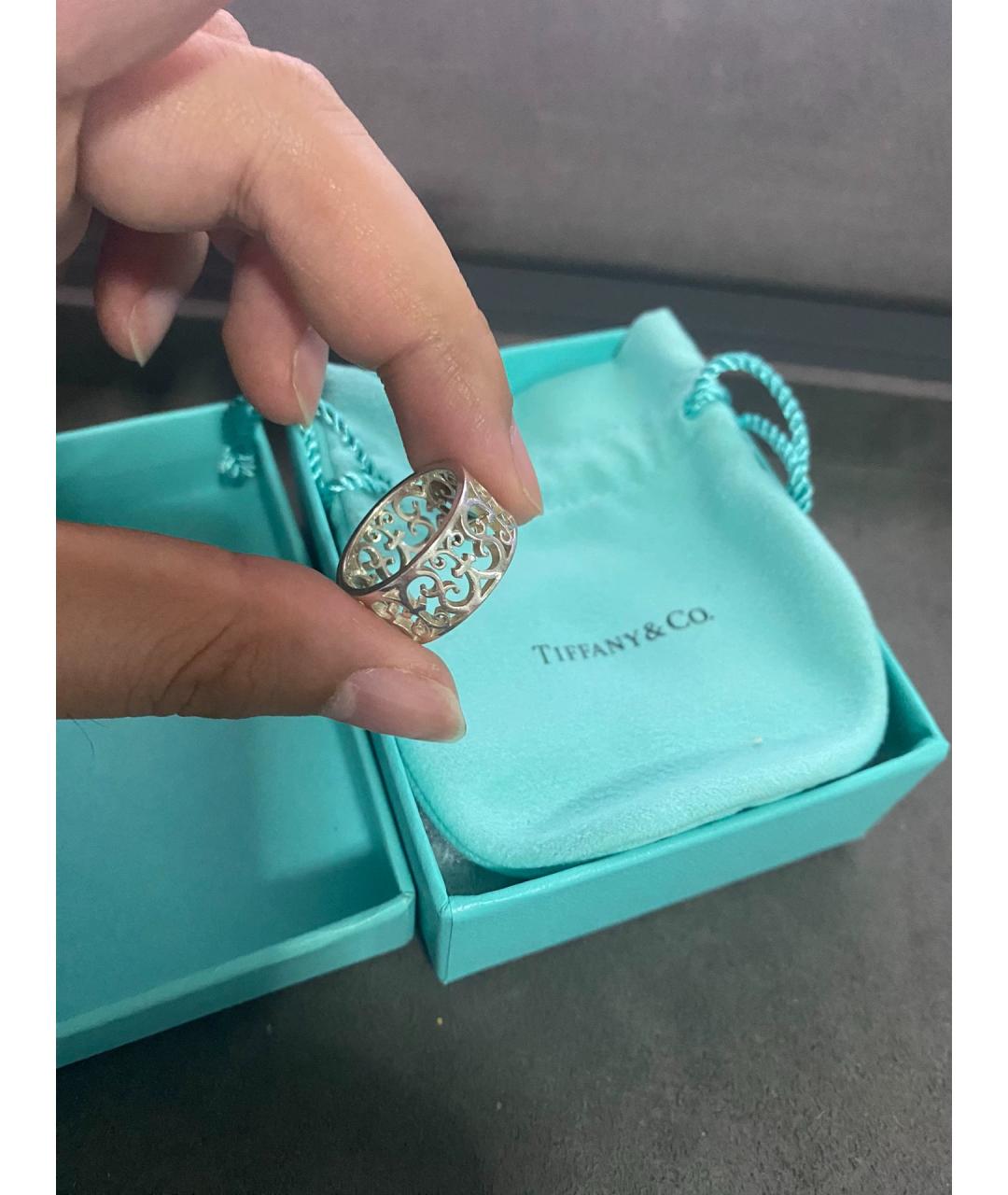 TIFFANY&CO Серебряное серебряное кольцо, фото 5