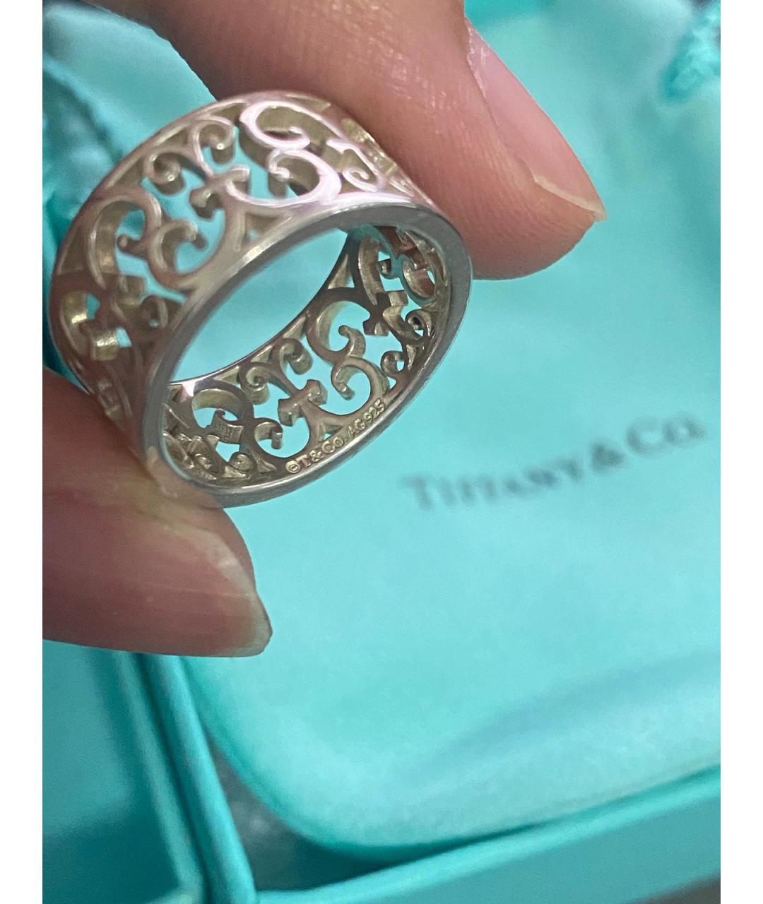 TIFFANY&CO Серебряное серебряное кольцо, фото 7