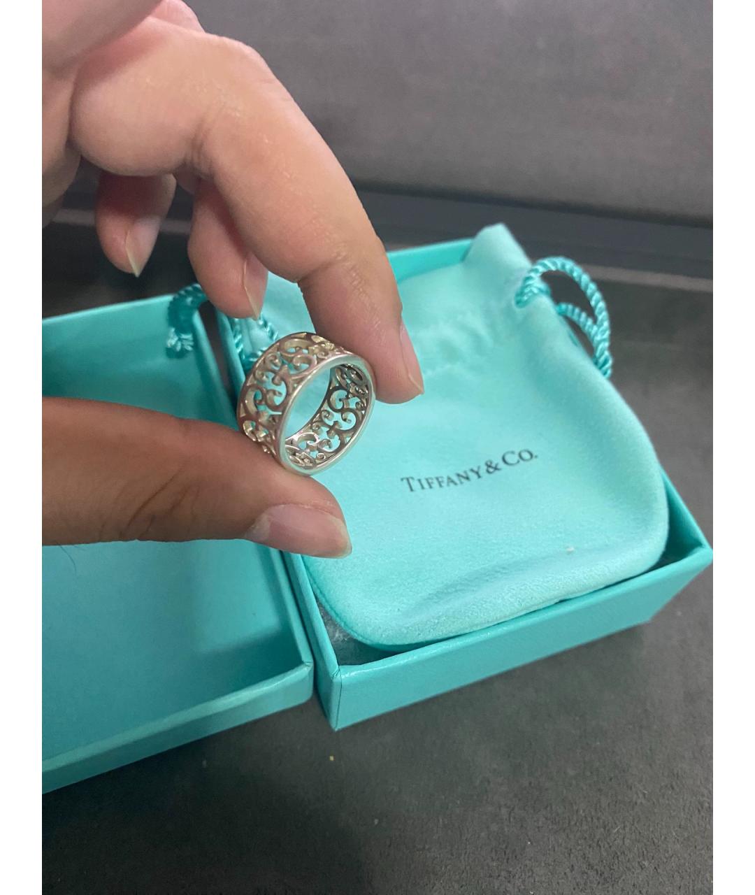 TIFFANY&CO Серебряное серебряное кольцо, фото 6
