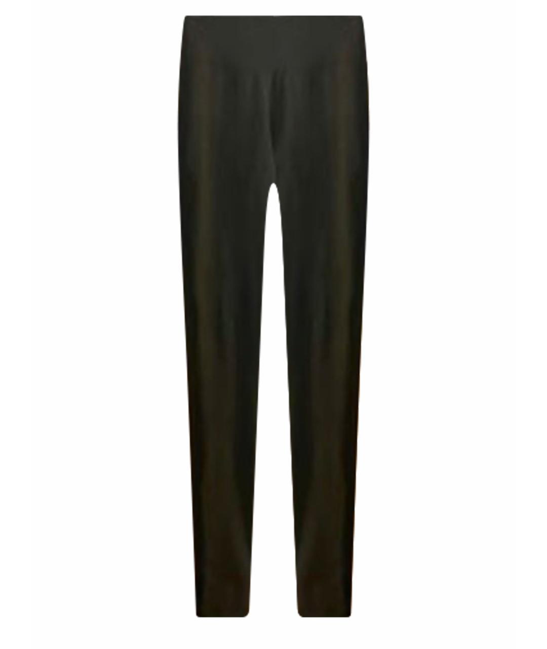 SPORTMAX Черные полиэстеровые леггинсы и велосипедки, фото 1