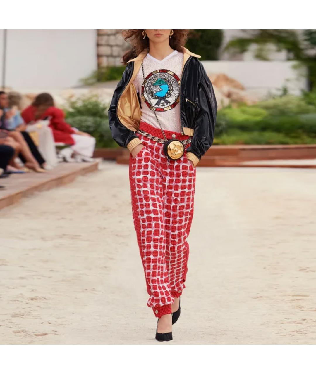 CHANEL Бежевая футболка, фото 3