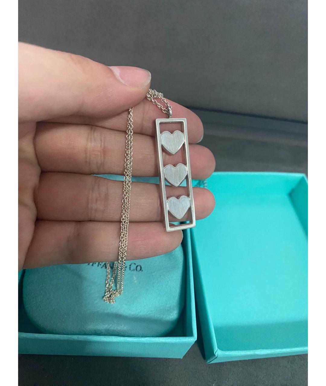 TIFFANY&CO Серебряная серебряная подвеска, фото 4