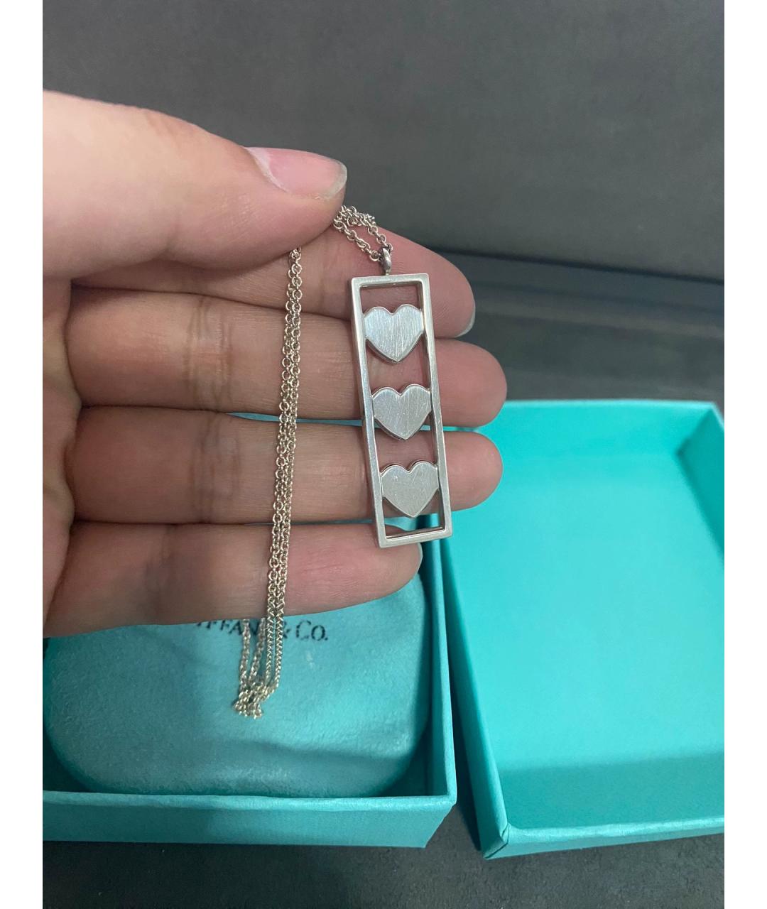 TIFFANY&CO Серебряная серебряная подвеска, фото 3