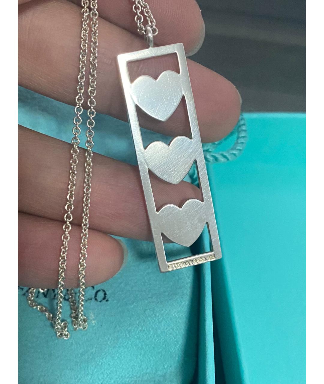 TIFFANY&CO Серебряная серебряная подвеска, фото 2