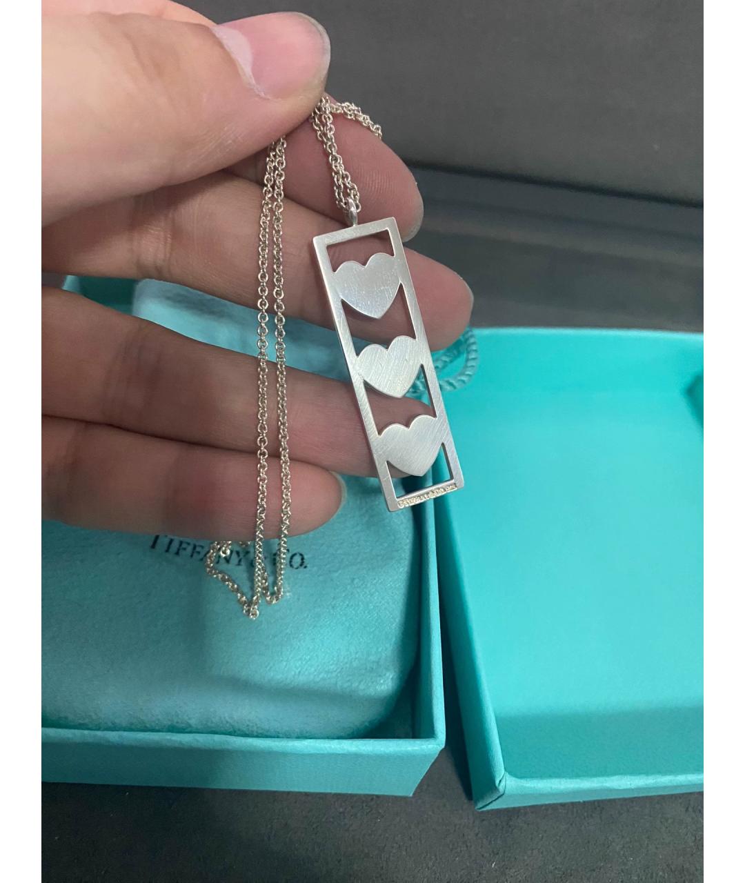 TIFFANY&CO Серебряная серебряная подвеска, фото 5