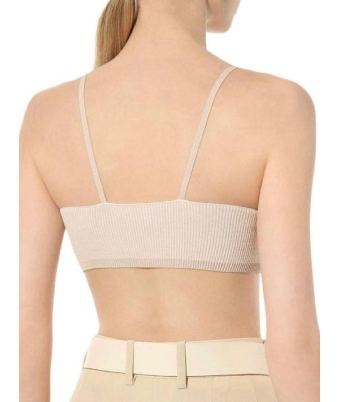JACQUEMUS Бежевая майка, фото 3