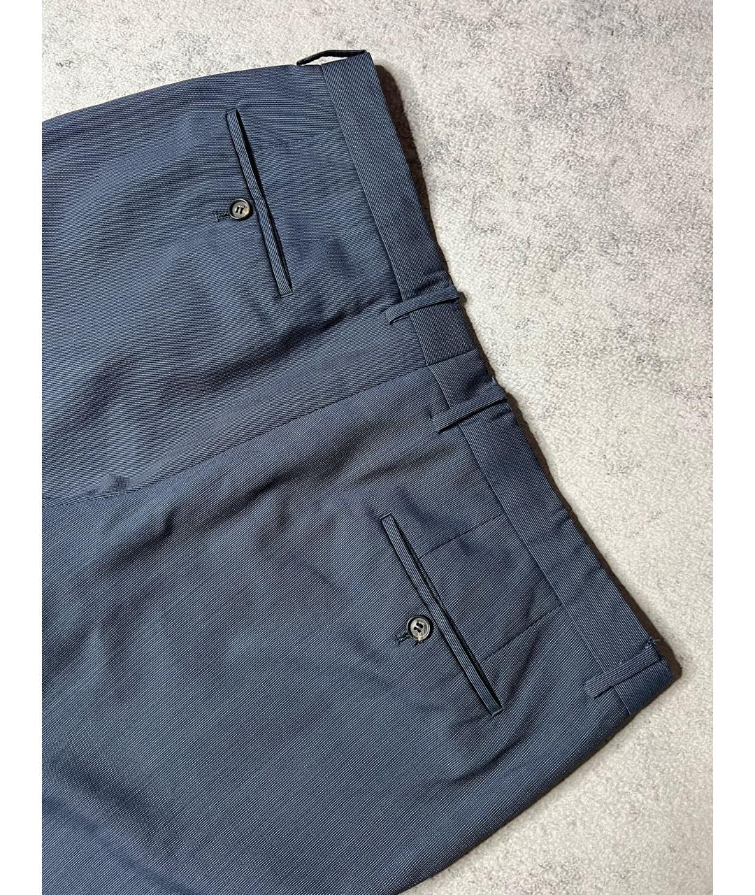 HUGO BOSS Голубой классический костюм, фото 6
