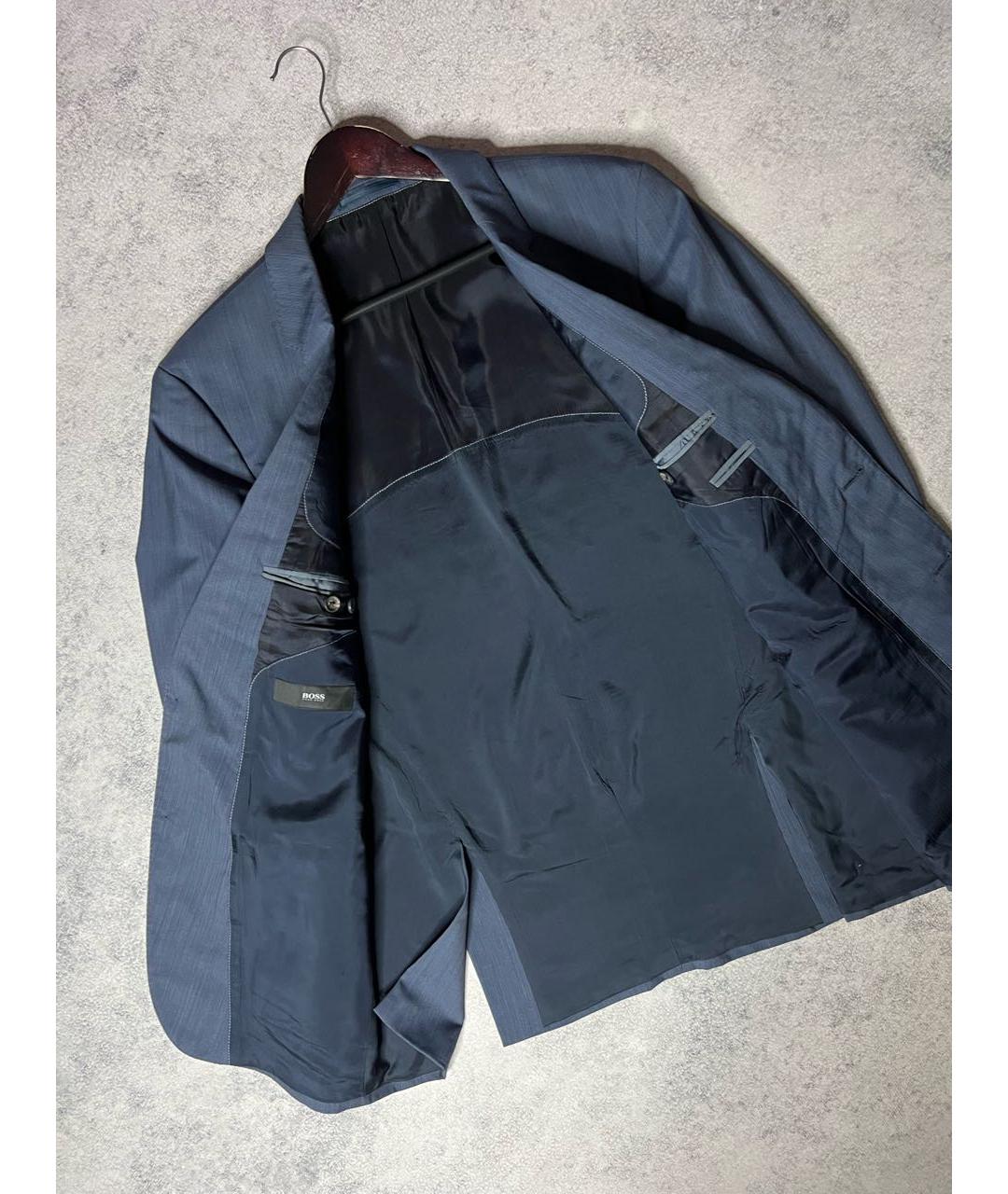 HUGO BOSS Голубой классический костюм, фото 4
