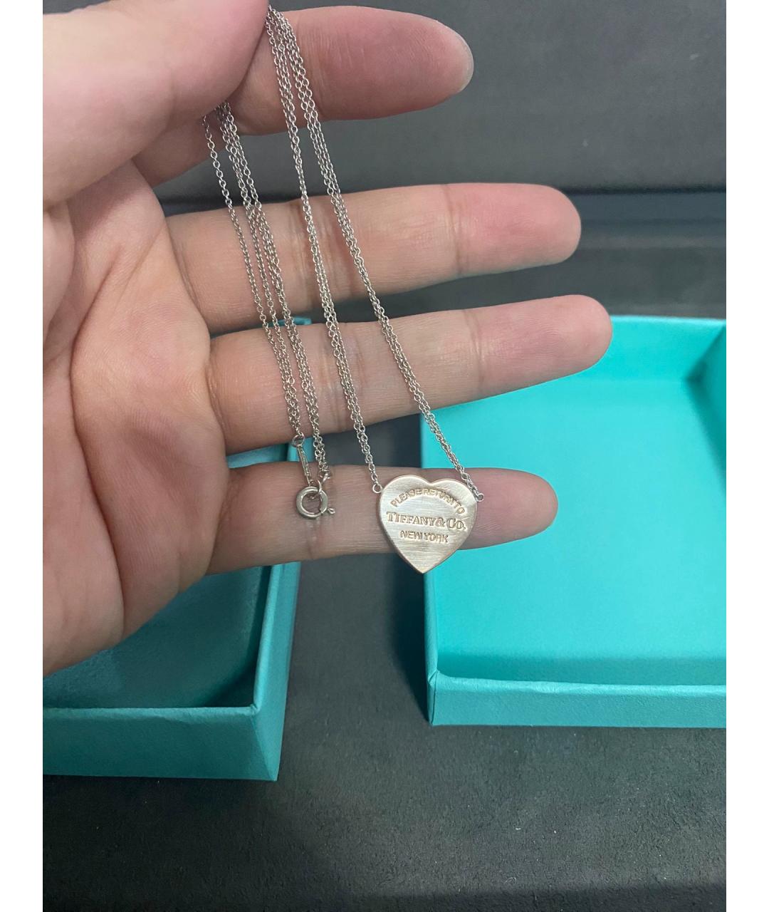 TIFFANY&CO Розовая подвеска из розового золота, фото 3