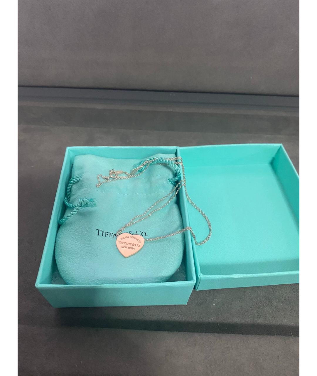 TIFFANY&CO Розовая подвеска из розового золота, фото 8