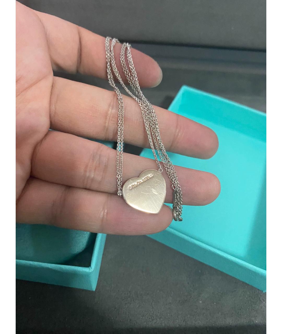 TIFFANY&CO Розовая подвеска из розового золота, фото 5