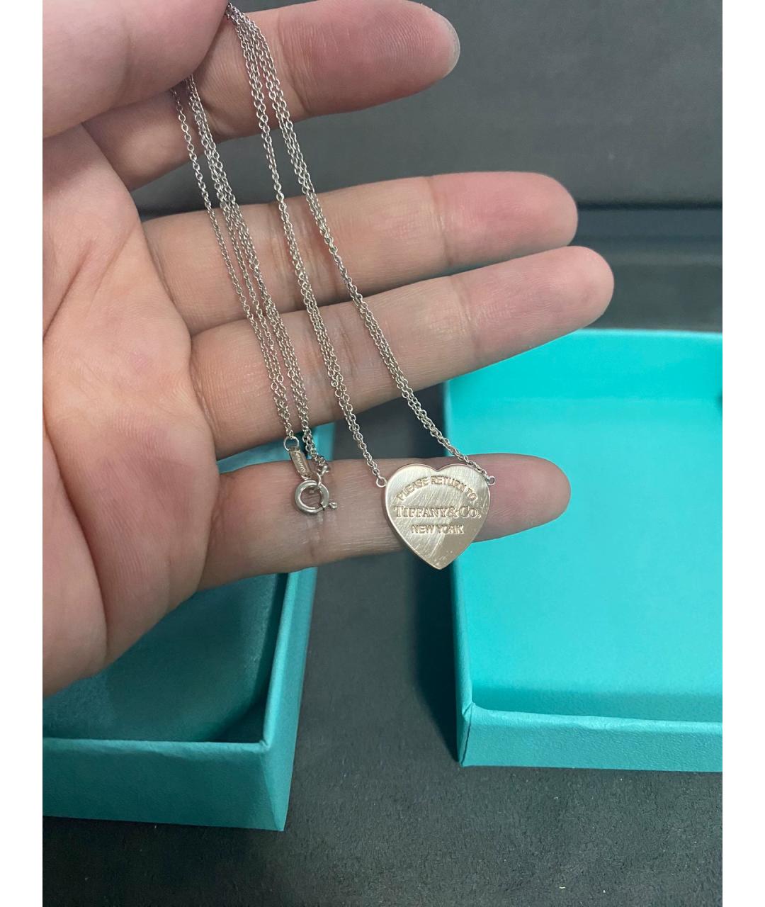 TIFFANY&CO Розовая подвеска из розового золота, фото 4