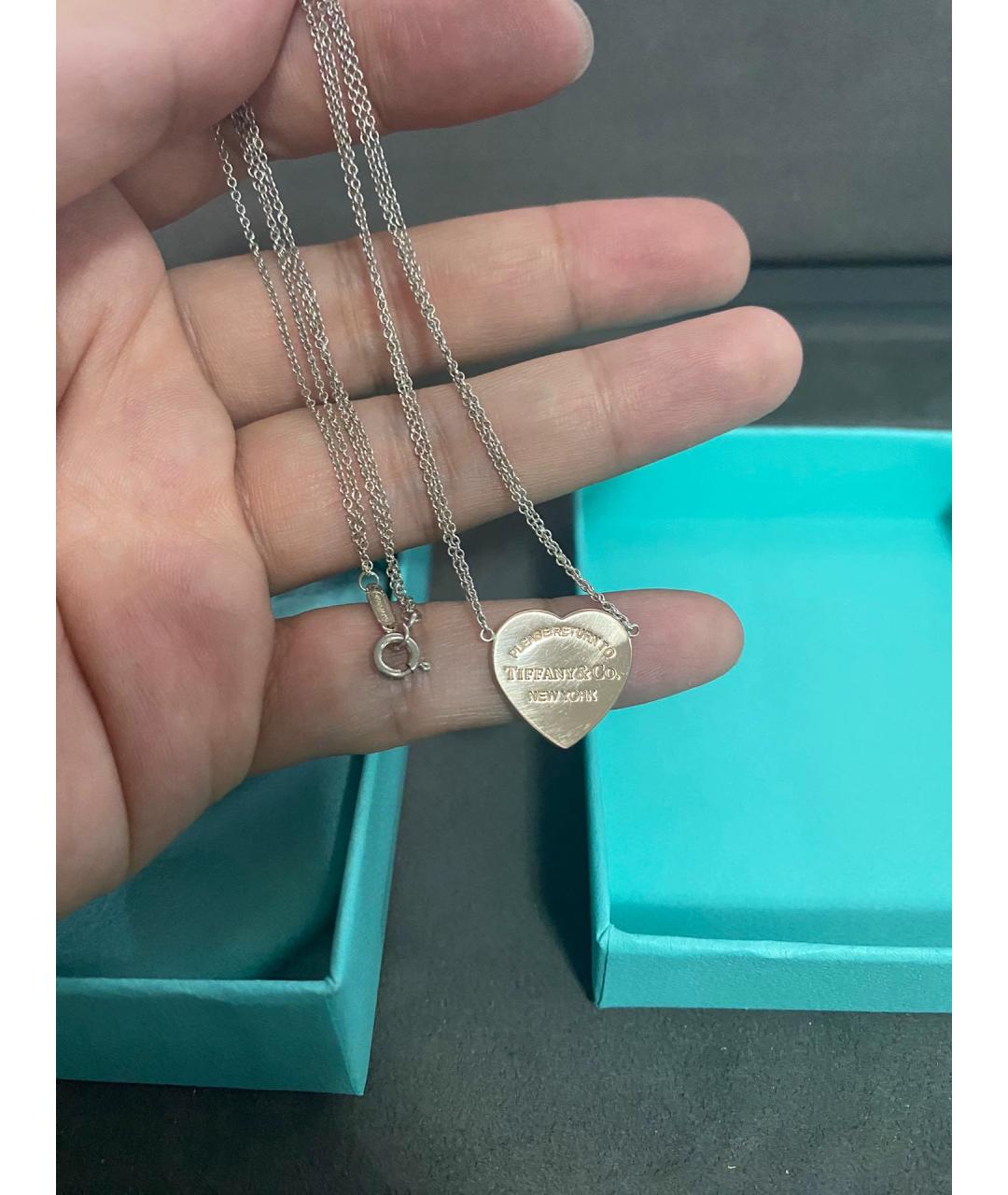 TIFFANY&CO Розовая подвеска из розового золота, фото 9