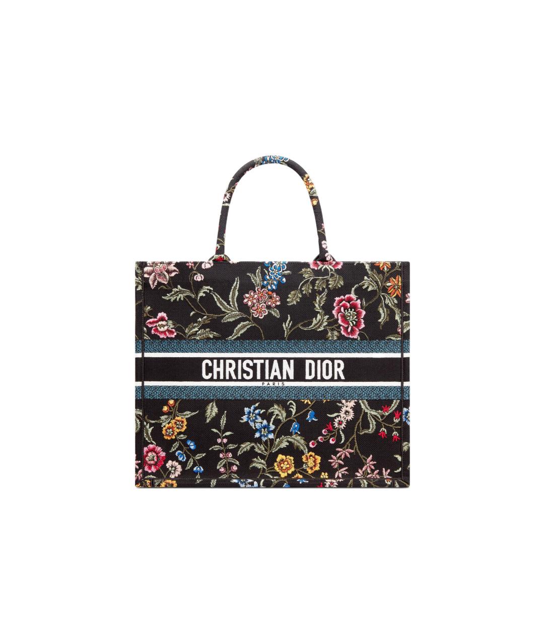 CHRISTIAN DIOR Черная сумка через плечо из канвы, фото 6