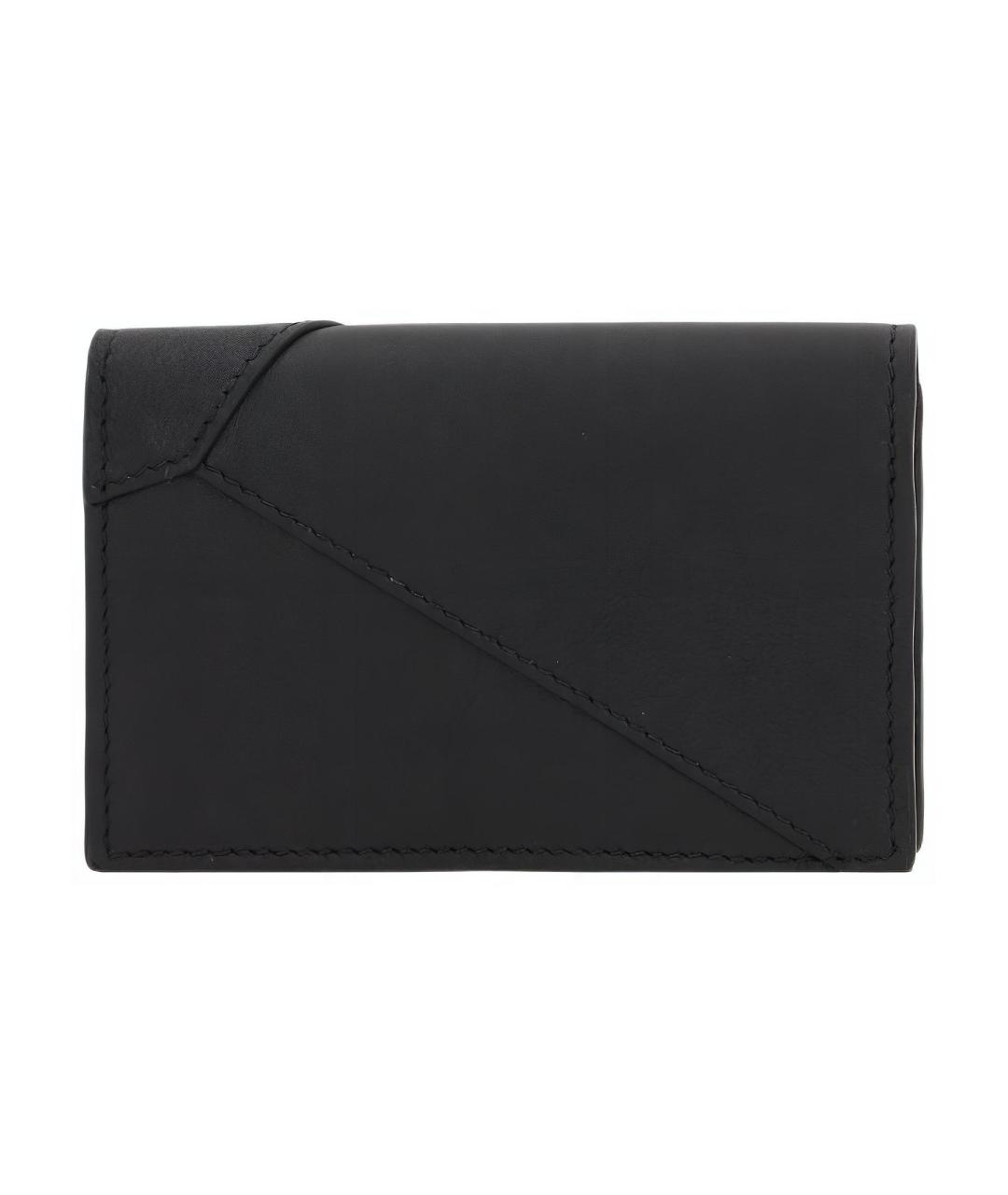 LOEWE Черный кожаный кардхолдер, фото 3