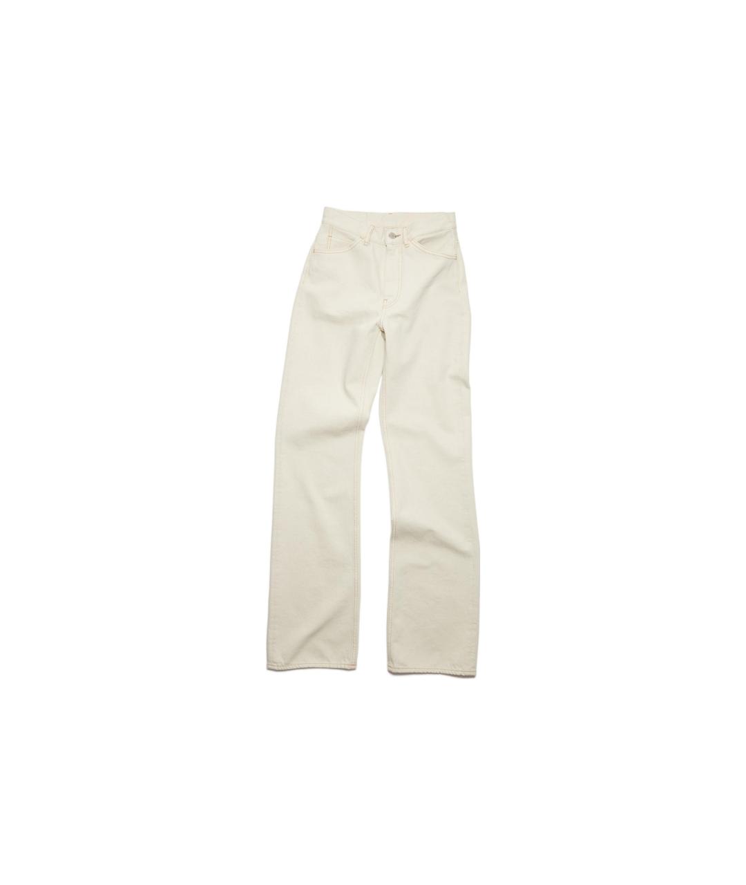 ACNE STUDIOS Белые прямые джинсы, фото 6