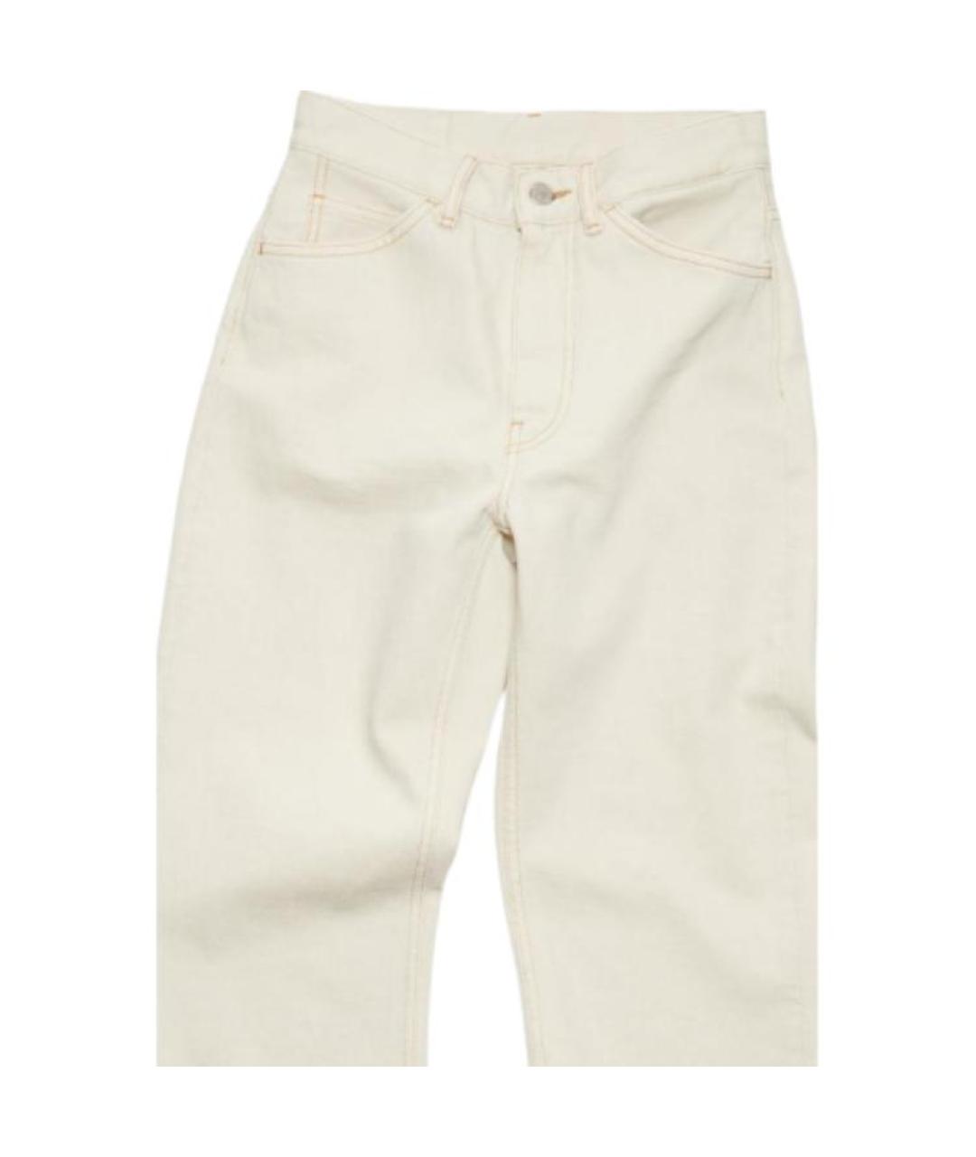 ACNE STUDIOS Белые прямые джинсы, фото 5